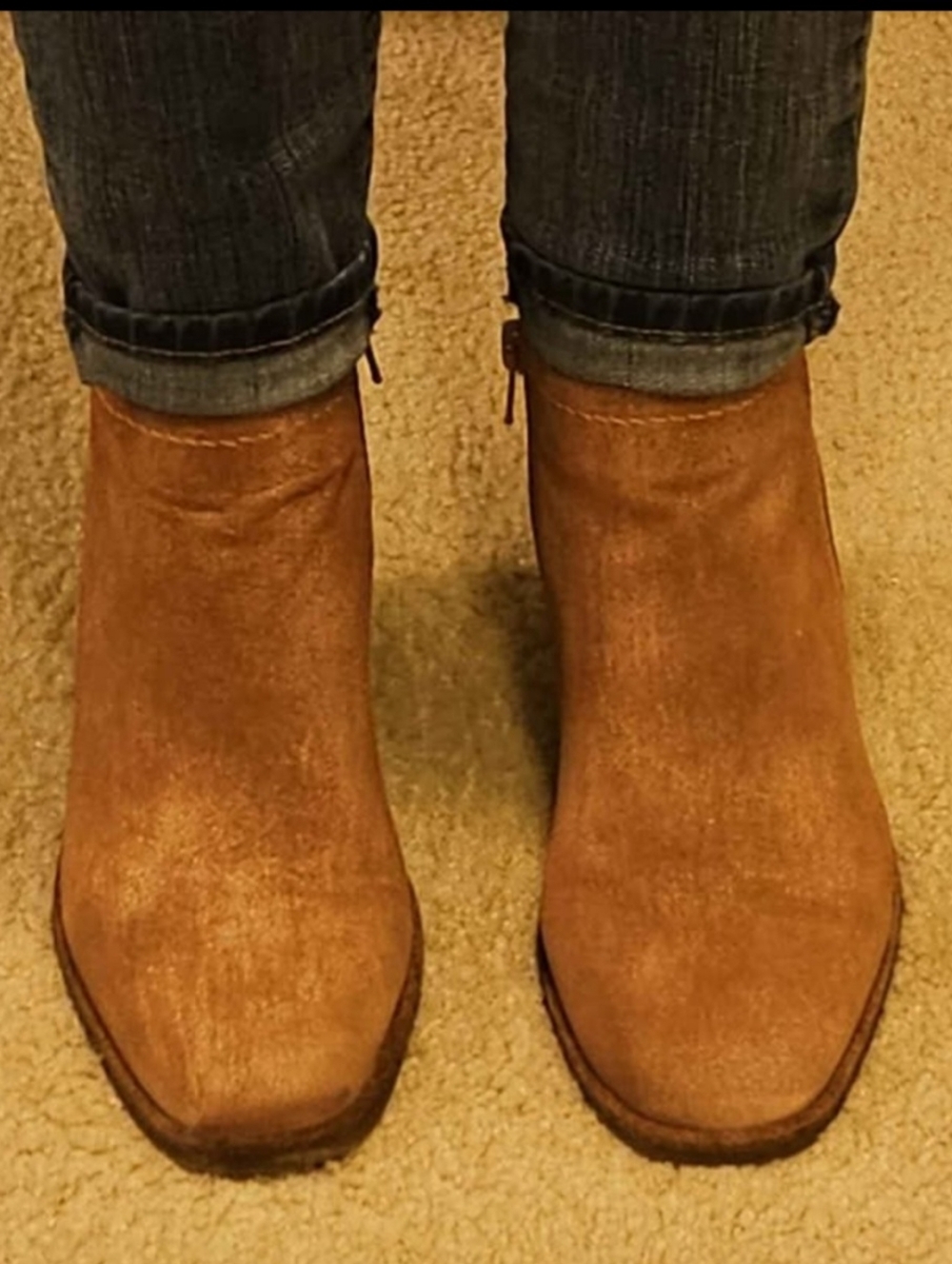 Lucky Suede Bootie 7.5